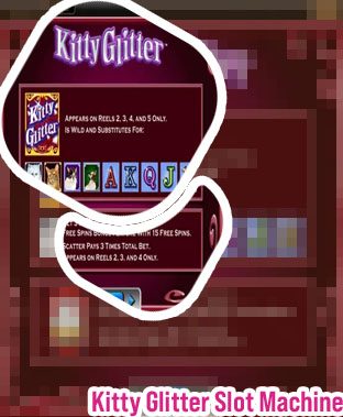 Kitty glitter free slot game